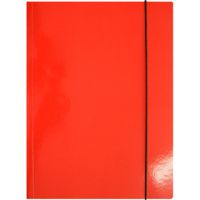Fascikla color lux guma crvena 340 gr. A4